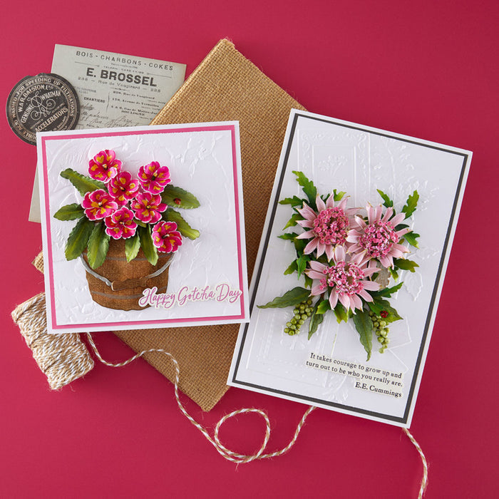 Spellbinders - Die Bundle - Serenity Garden. Available at Embellish Away in Bowmanville Ontario Canada. Example by brand ambassador.