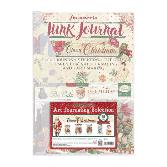 Stamperia - Art Journaling Selection - Classic Christmas. Available at Embellish Away located in Bowmanville Ontario Canada.