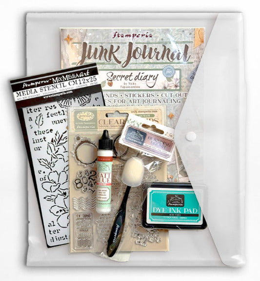 Stamperia - Art Journaling Selection - Secret Diary. Available at Embellish Away located in Bowmanville Ontario Canada.