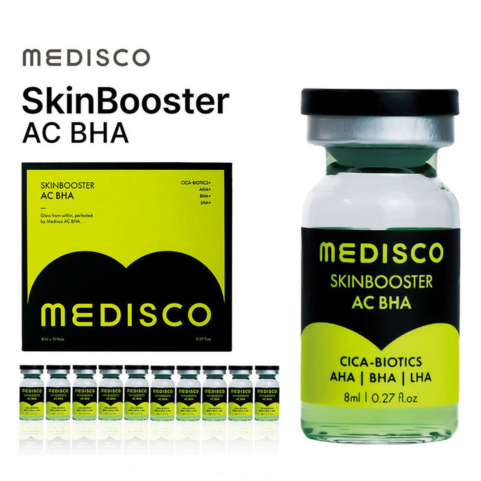 Stayve Medisco Skinbooster AC BHA 8ml 1 Vial - AHA 10,080 PPM & BHA 1,900 PPM for Problematic Skin - SD Cosmetics Care