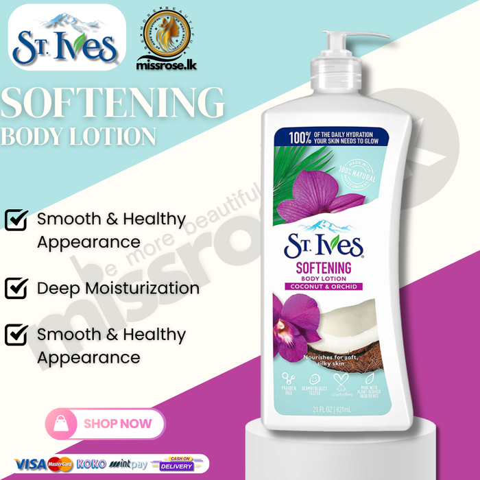 St.Ives Softening Coconut & Orchid Body Lotion 621ml