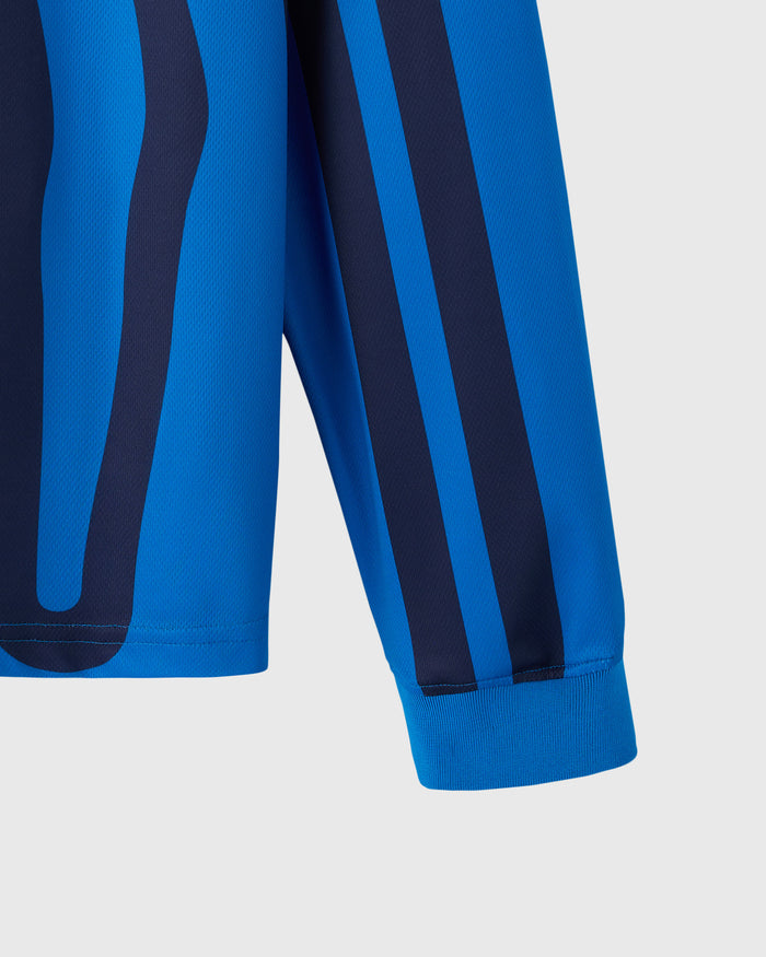 Stripe Soccer Jersey - Vibrant Blue