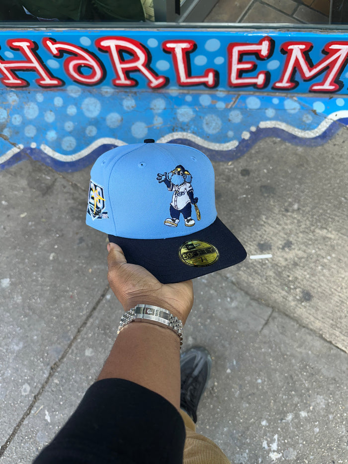 Tampa Bay Rays Mascot Sky Blue and Navy 20Th