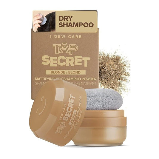 TAP SECRET MATTIFYING DRY SHAMPOO POWDER BLONDE - Sampon Uscat Sub Forma De Pudra Pentru Par Blond - skinseen.ro