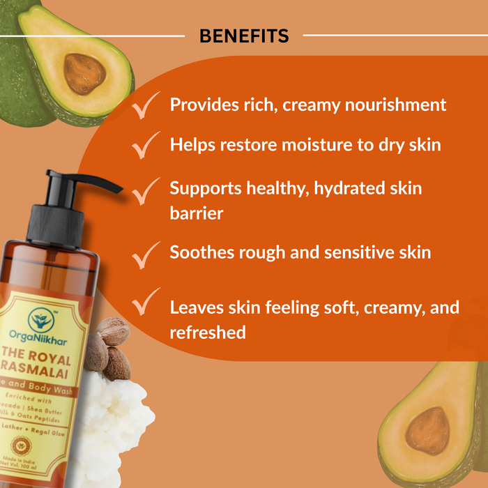 The Royal Rasmalai - Face and Body Wash