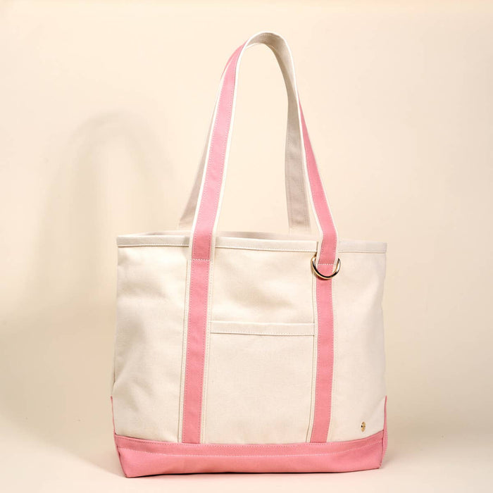 The Signature Canvas Tote Bag – Blush