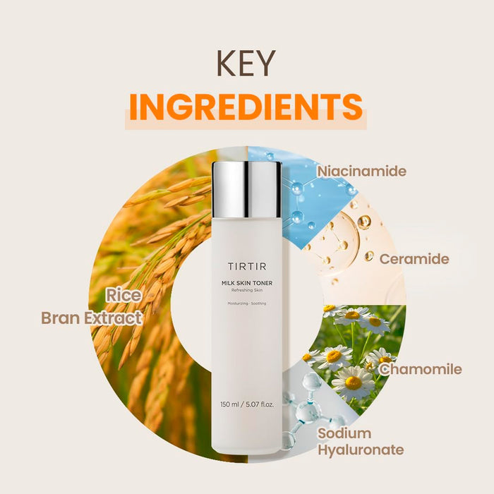 TIRTIR Milk Skin Toner 5.07oz/ 150ml