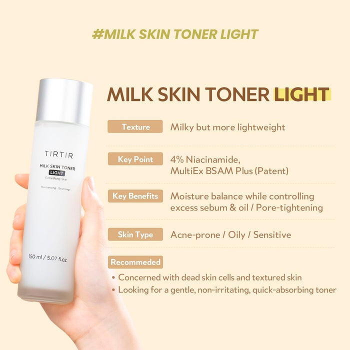 TIRTIR Milk Skin Toner Light 5.07oz/ 150ml