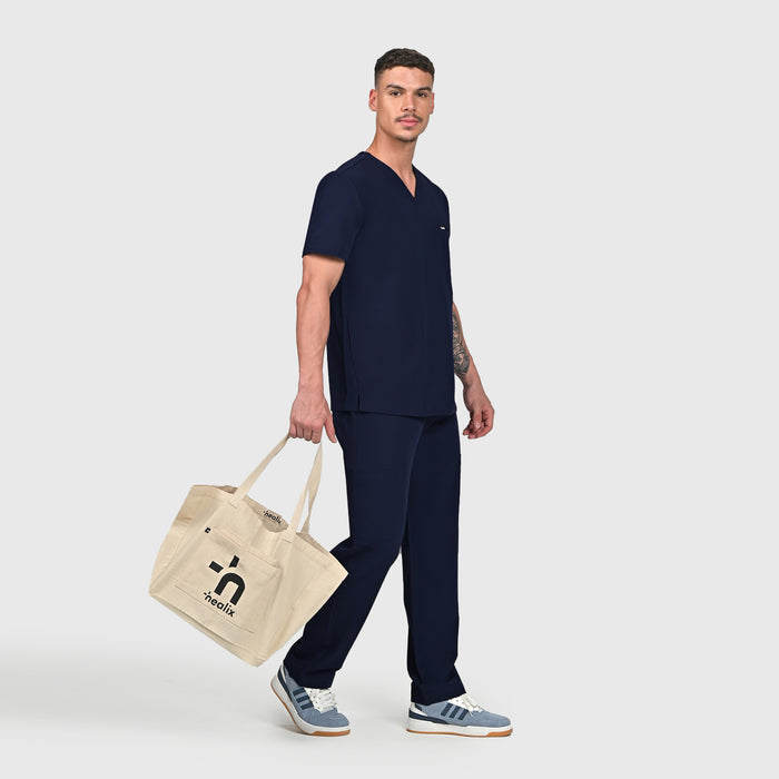 Trio Three-Pocket Scrub Top