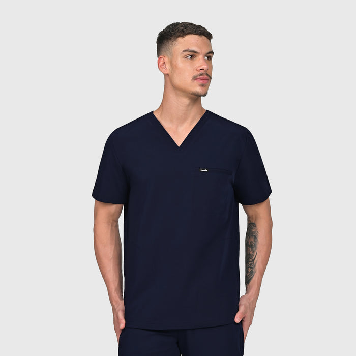 Trio Three-Pocket Scrub Top