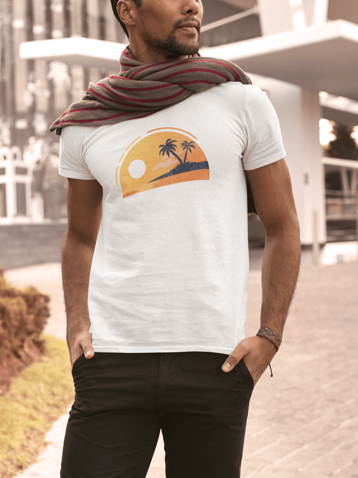 Tropical Sunset Unisex T-Shirt - Billyforce Shop