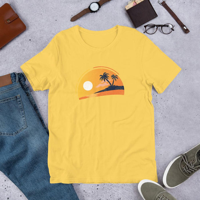 Tropical Sunset Unisex T-Shirt - Billyforce Shop