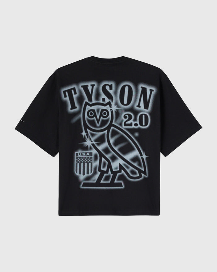Tyson Airbrush Tee - Black