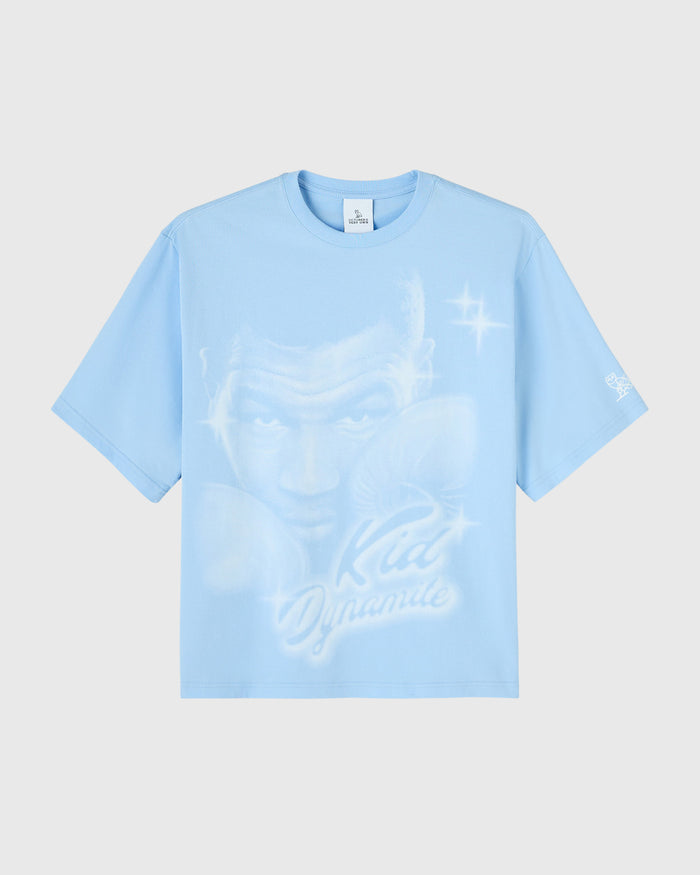 Tyson Airbrush Tee - Light Blue