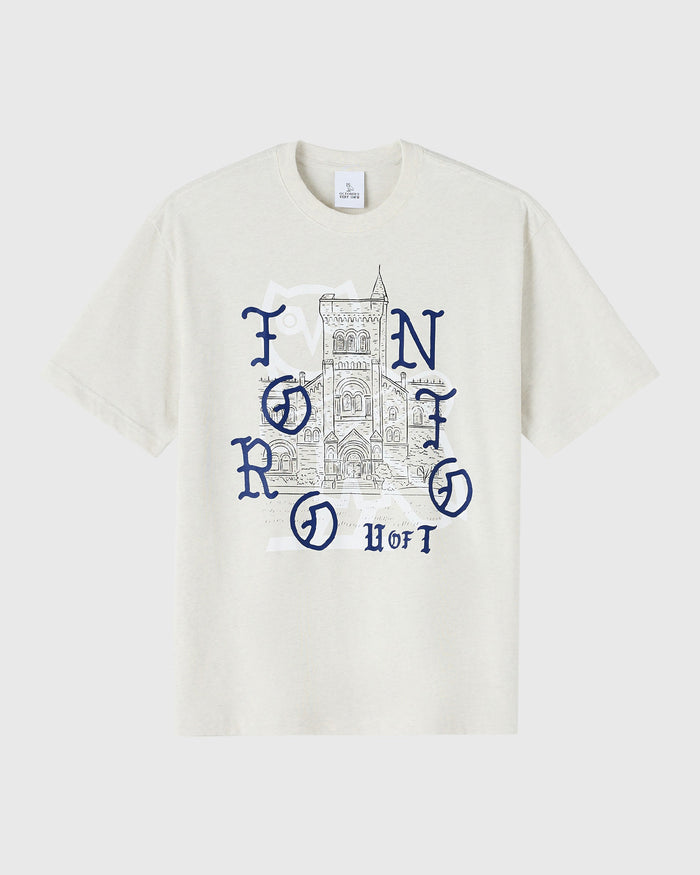 University of Toronto Heavy Weight Tee - Ash Heather Grey