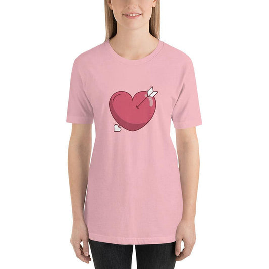 Valentine's Day Heart Unisex T-Shirt - Billyforce Shop