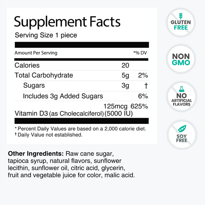 Vitamin D3 Chews by Neogenis Labs / HumanN
