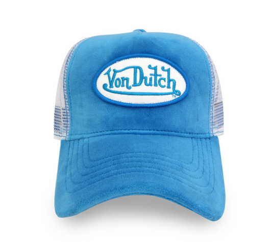 Von Dutch Blue Suede Trucker
