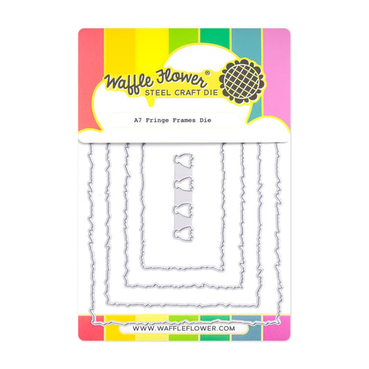 Waffle Flower -  Die - A7 Fringe Frames. Available at Embellish Away in Bowmanville Ontario Canada.