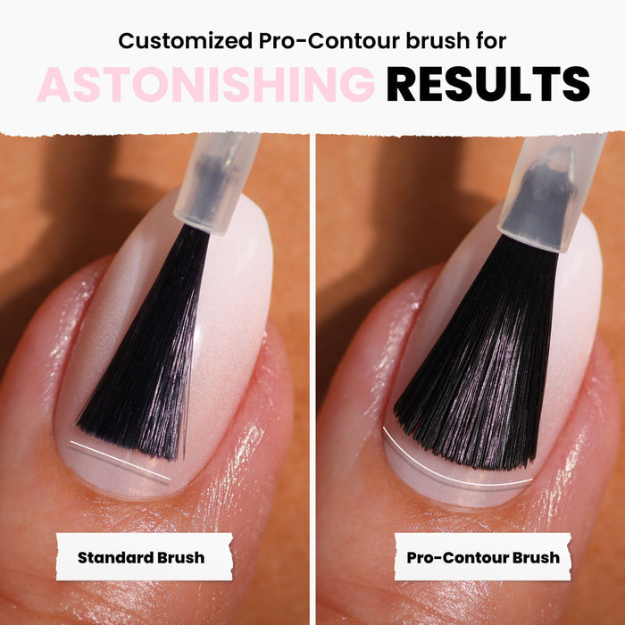 Discover the precision difference when applying Waterloo Sunset by LONDONTOWN using a standard brush versus a pro-contour brush. This cruelty-free, vegan formula ensures a flawless finish while caring for animals and the planet.