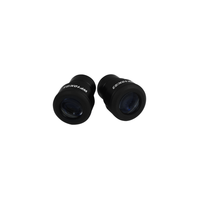 WF 10X Widefield Focusable Microscope Eyepieces, High Eyepoint, 30mm, FOV 23mm, Adjustable Diopter (Pair)