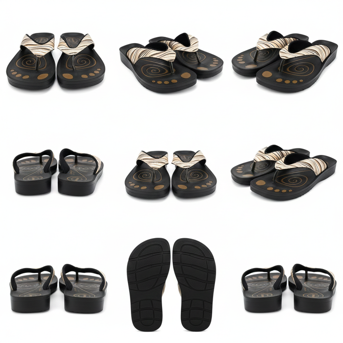 WOMEN SLIPPER A-0894 BROWN