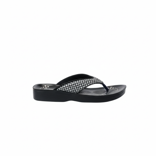 WOMEN SLIPPER LA-0843 BLACK