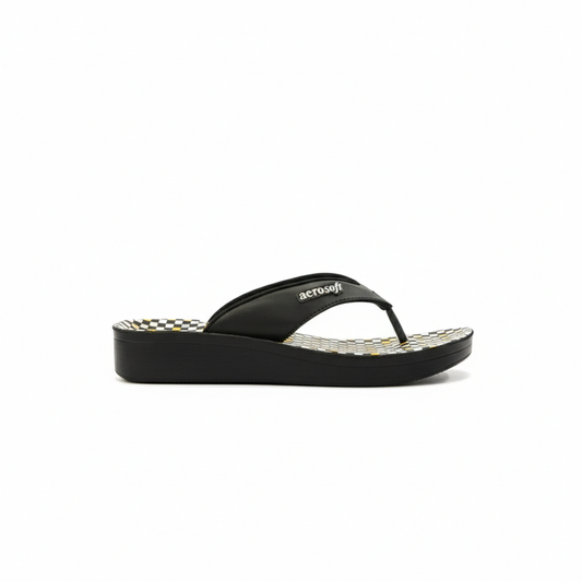 WOMEN SLIPPER LA 08A5 BLACK