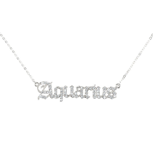 Zodiac Necklace Silver - ikatehouse