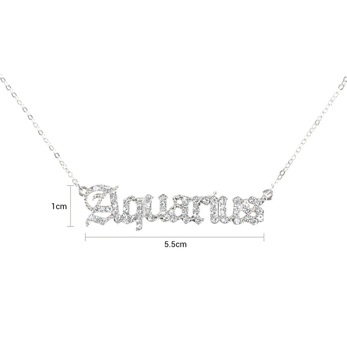 Zodiac Necklace Silver - ikatehouse